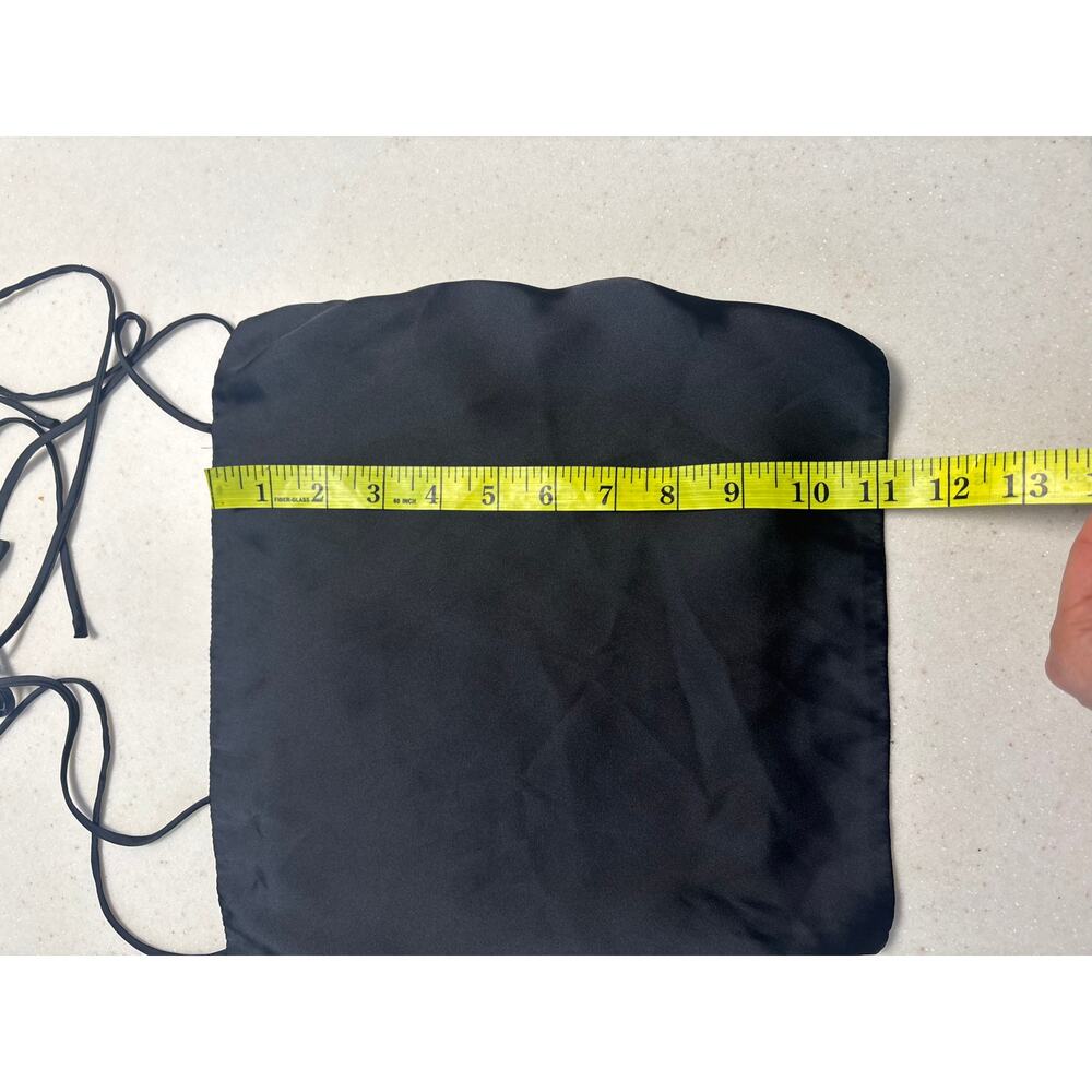 Urban Outfitters Black Satin Smocked Tube Top S - Picture 4 of 6